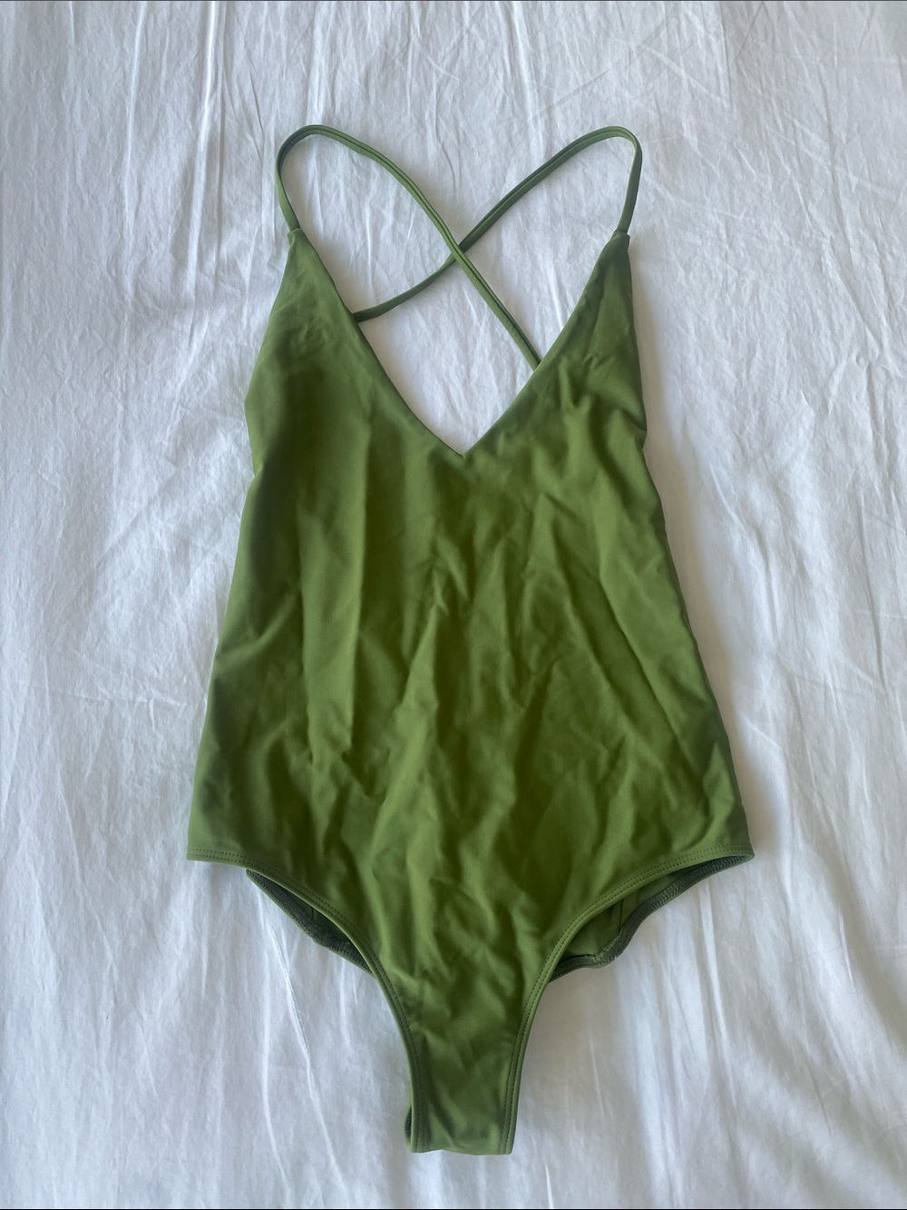 Beach Riot Olive Green One-Piece Swimsuit